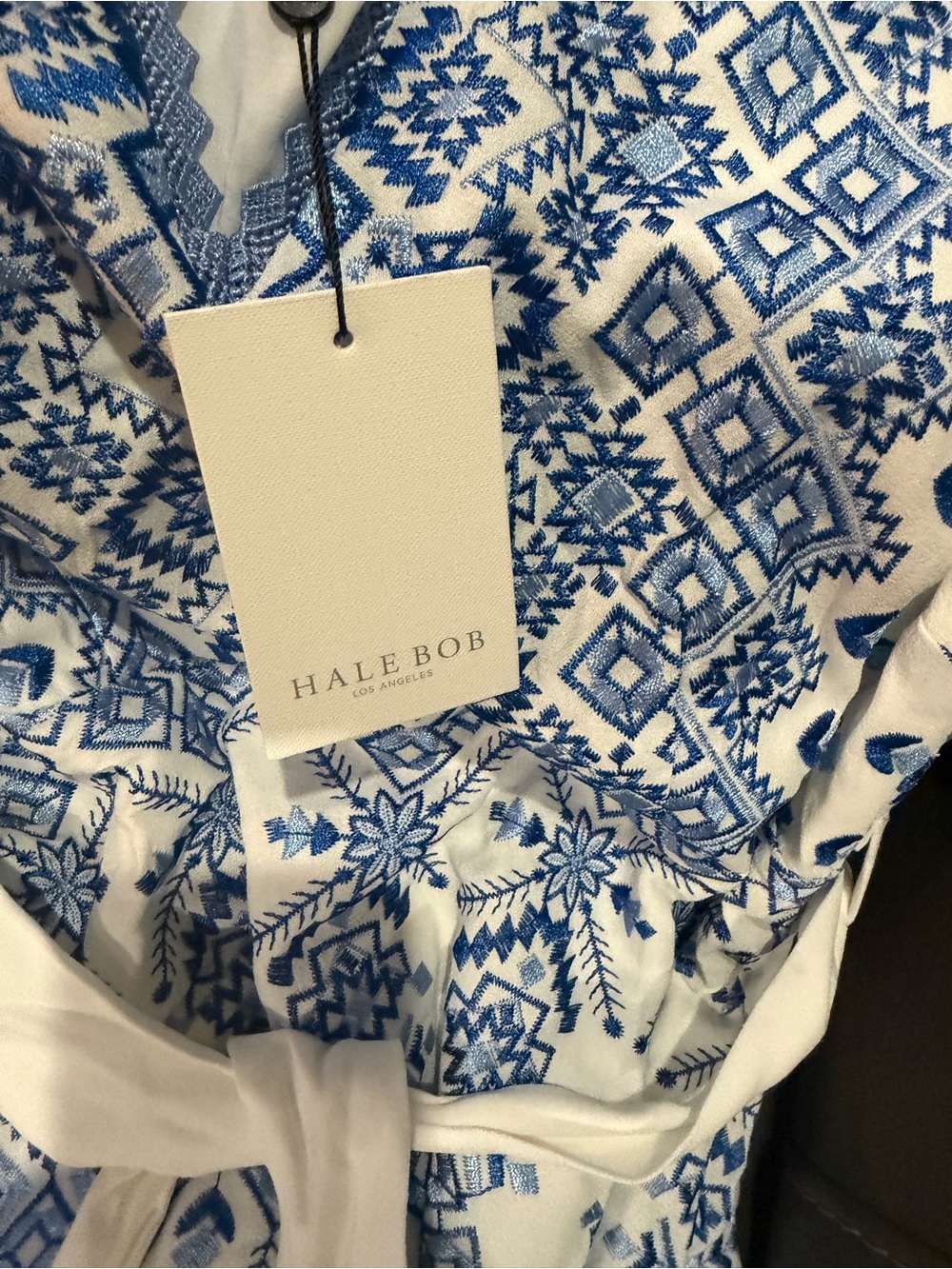 NWT Hale Bob soft noue and white dreas size M - Picture 4 of 7